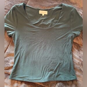 Olive & Oak Women's Teal Short Sleeve Top
